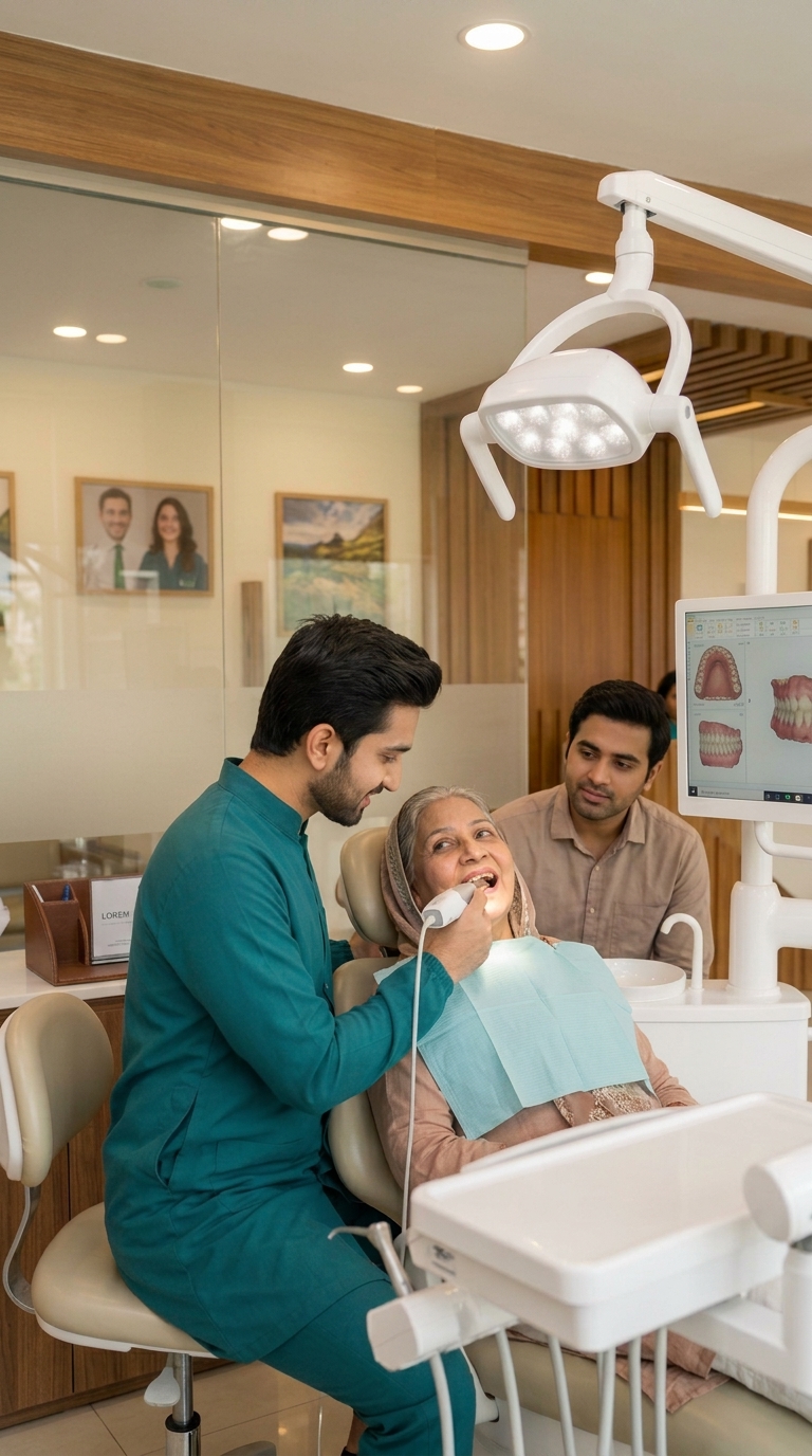 Happy Patient Smile Transformation at Jangda Clinic